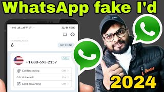 WhatsApp fake account | get free numbers for WhatsApp and telegram | new apps 2024 hindi