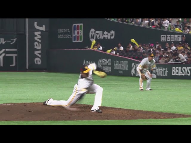 【7回表】ルーキーサブマリン登場!! ホークス・高橋礼が早速三振を奪う!! 2018/3/15 H-G