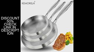Download the video "2/3PCS Frying Pan 22/24/26/28CM 304 Stainless Steel 2MM Thick Wok Pan 5 Ply Steel Food Grade Non-Sti"
