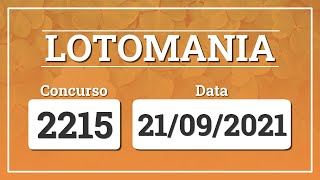 Capa de LOTOMANIA 2215