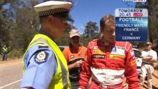 wrc australia 2005 gronholm suspension fails