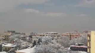preview picture of video 'Snowy day of shar-e-naw kabul Afghanistan'