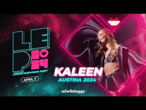 🇦🇹 Kaleen "We Will Rave" (Austria 2024) - LIVE @ London Eurovision Party 2024