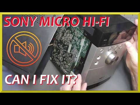SONY Micro HiFi Component System CMT-EH15.  No audio output.  Can I Fix it?