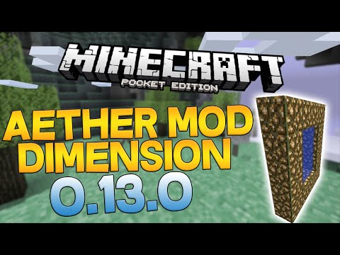 Unbelievable! New Aether Dimension Mod PE 0.13.0!