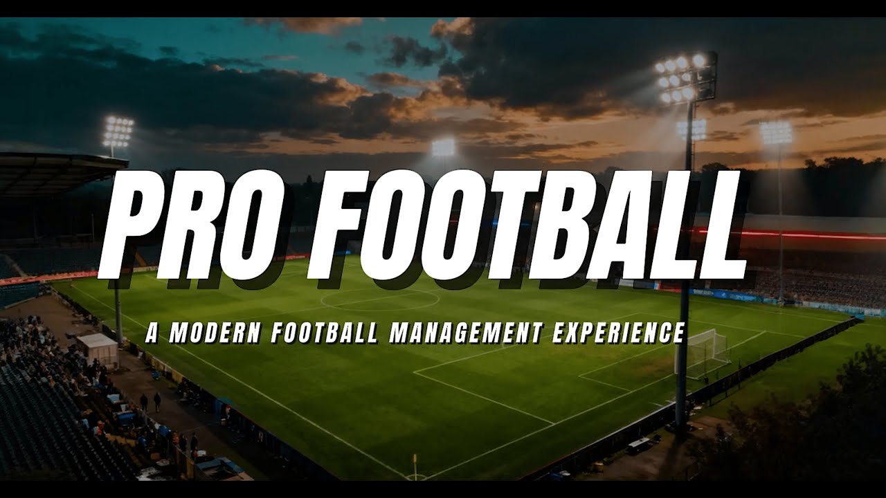 Pro Football gameplay trailer — tactical match view