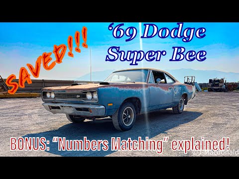 EP 76: Saved!! 1969 Dodge Super Bee. What makes this Bee special? Watch to find out.