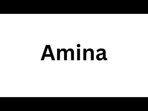 How to pronounce the Indian name Amina like a native speaker.
