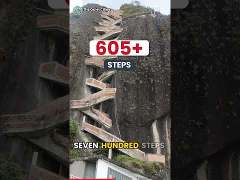This town tried to STEAL a giant rock 🪨🎨 #Guatape #Colombia #shorts