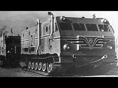 Антарктические вездеходы "Харьковчанка" (1958) / "Kharkovchanka" Antarctic snowmobiles (1958)