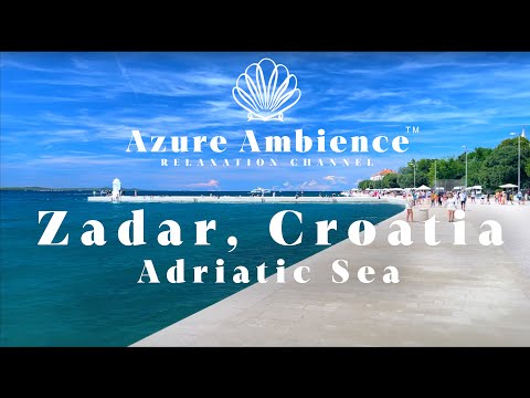 Zadar, Croatia: A Journey Through Time | Azure Ambience 4K Walking Tour"