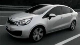 Kia Rio Sedan 4 Door Driving Footage