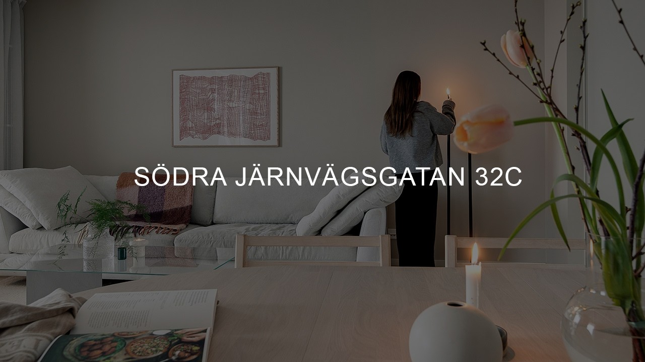 2 rum Lägenhet på Södra Järnvägsgatan 32C Söder Växjö kommun - video