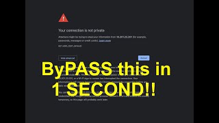 Your Connection is Not Private on mac book -ByPass in 1 sec |2021| ERR_CERT_INVALID error in Chrome