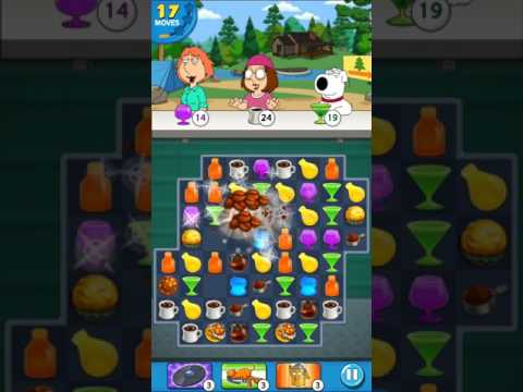 Family Guy - Another Freakin' Mobile Game : Level 42 - 3 stars! No Boosters!