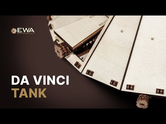 Video teaser for Da Vinci Tank - Da Vinci Fighting Vehicle Puzzle by EWA