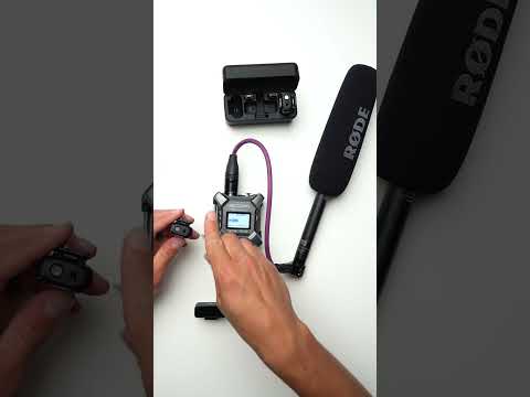 Zoom f3 with dji mic and rode ntg3 work as a wireless boom… kind of #filmmaking #dji #zoomf3