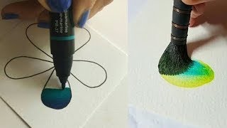 Приятная акварель и каллиграфия🖌️🎨