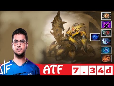 [DOTA 2]ATF the SAND KING [OFFLANE] [7.34d]