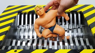 SHREDDING STRETCH ARMSTRONG TOY! AWESOME VIDEO!