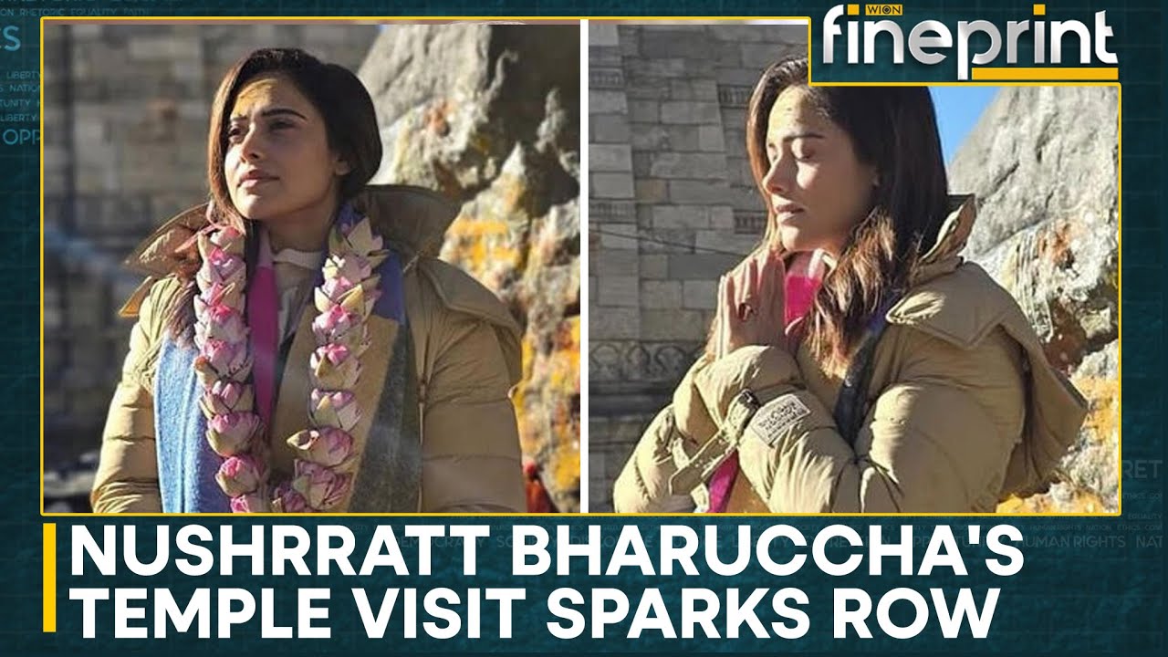 Nushrratt Bharuccha’s Mahakaleshwar Temple Visit Sparks Religious Freedom Row | FINEPRINT