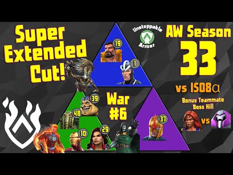 Alliance War Season 33 War #6 vs ISO8α - Flame On! Super Extended Cut!