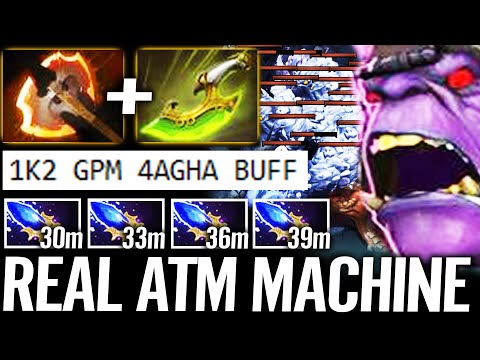 🔥 100% Real ATM Machine - Alchemist IS BACK 1k2 GPM 4 Aghanim Buff WTF Dota 2 Pro Carry Fast Farm