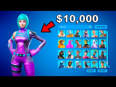 I Bought a $10,000 FORTNITE Account..