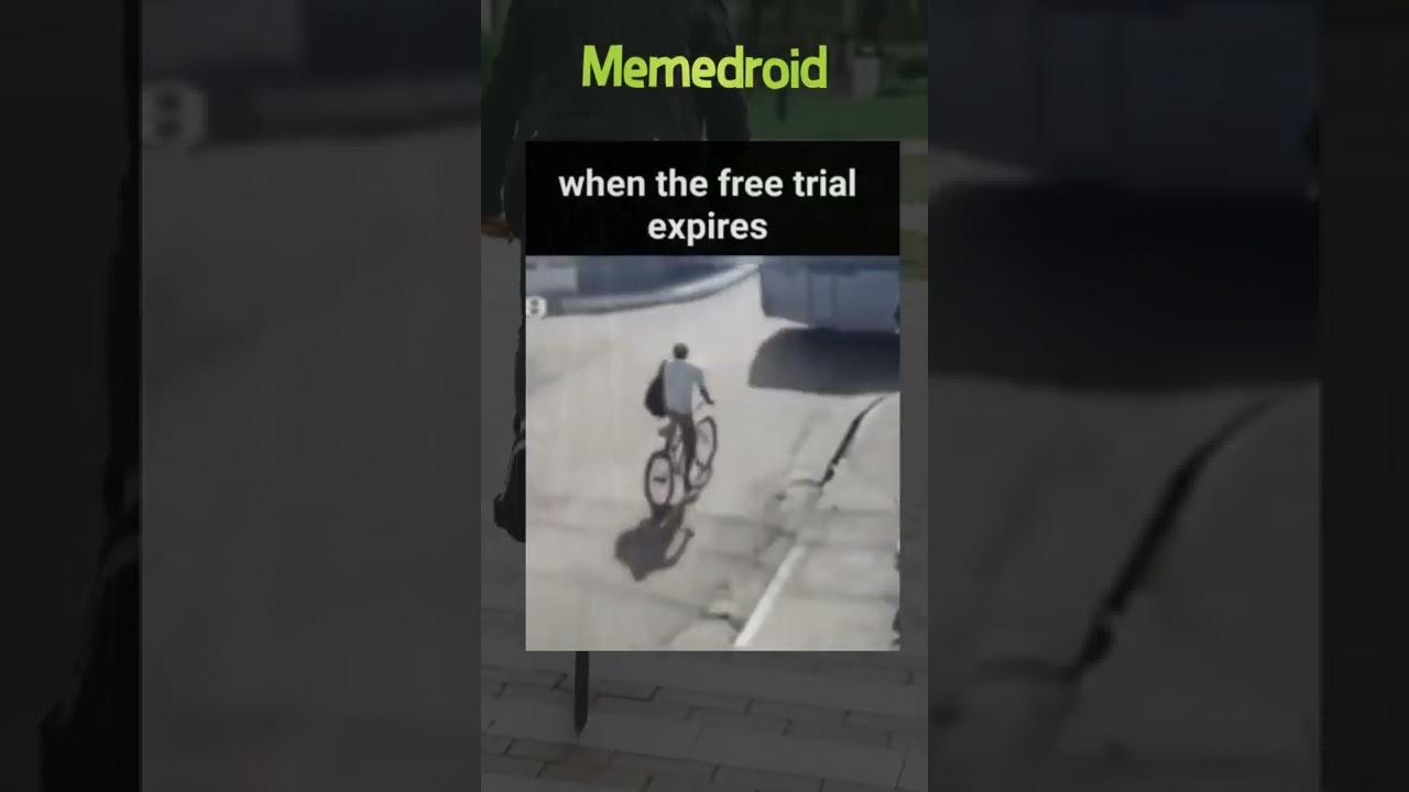 When the free trial expires #windows #software #memes #shorts