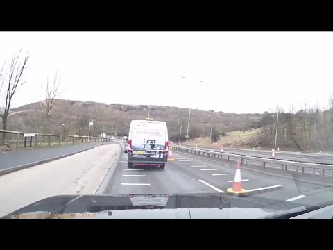 Idiot Drivers UK: Cash for Crash attempt in Halifax 16/02/2015
