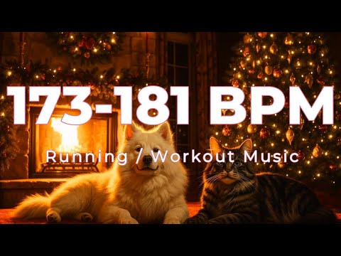 173–181 BPM Christmas RUN | Running / Workout Music MIX | Christmas Carol Vibes