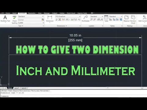 TWO DIMENSION | INCH AND MILLIMETER |