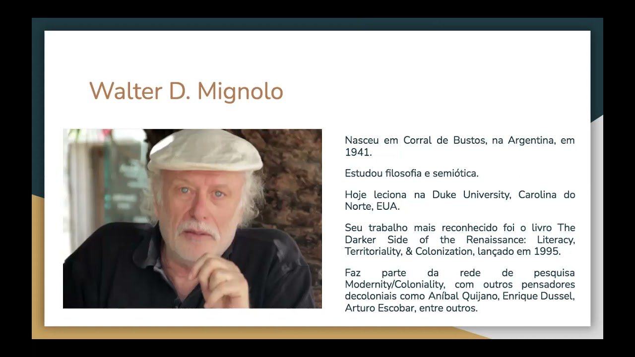 A noção de colonialidade