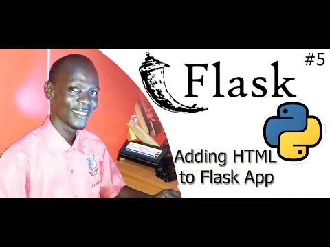 #5 Python with Flask App Development   - Adding HTML and CSS to Flask App
