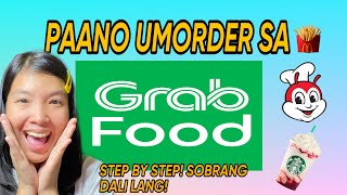 PAANO UMORDER SA GRAB?2023|How to order on GRAB?Easy steps! (TAGALOG) #grab #grabfood #foodpanda