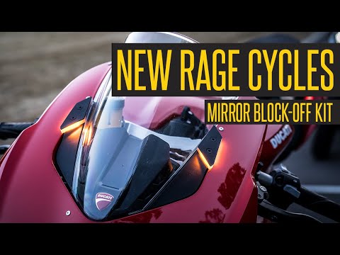2020 Ducati Panigale V2 / V4 New Rage Cycles Mirror Block Off Turn Signals Installation