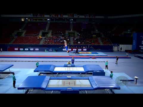 PROSTOROV Mykola (UKR) M - 2022 Trampoline Worlds, Sofia (BUL) - Q Trampoline Exercise 1