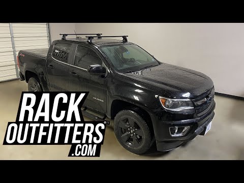 Chevrolet Colorado with Yakima BaseLine CoreBar Roof Rack Crossbars