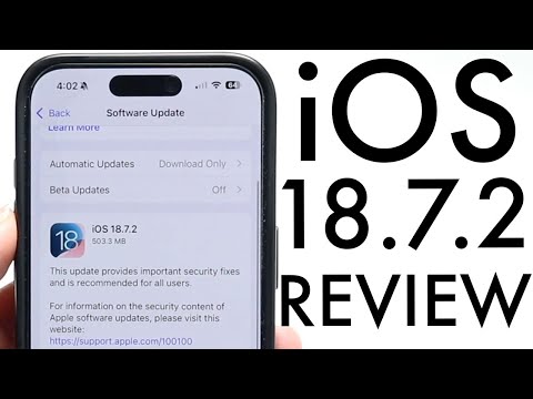 iOS 18.7.2 im Test! (Neue Funktionen, Änderungen & mehr)