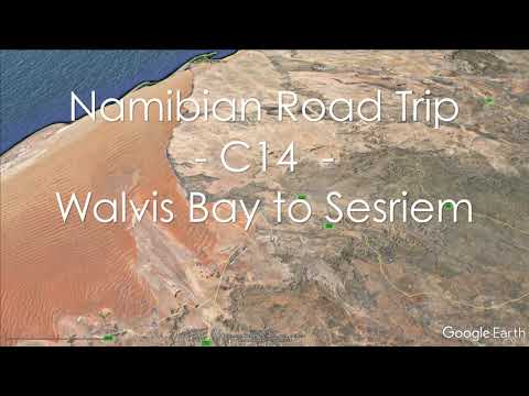 Beautiful Namibian Road Trip - C14 Walvis Bay to Sesriem camps