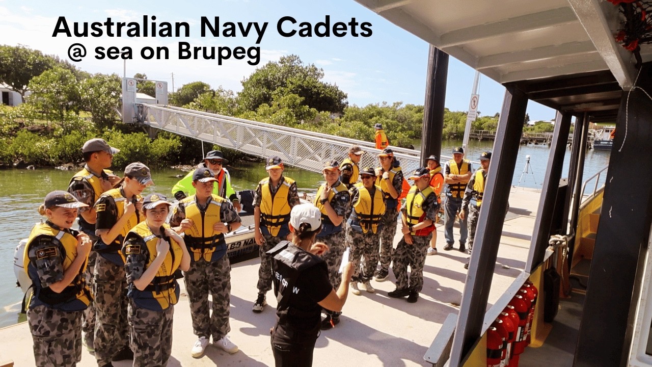 Australian Navy Cadets @ Sea on Brupeg - Ep.374