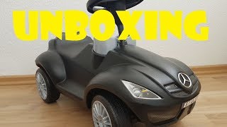 Unboxing Mercedes Benz SLK Big Bobby Car III Kinder Rutschauto