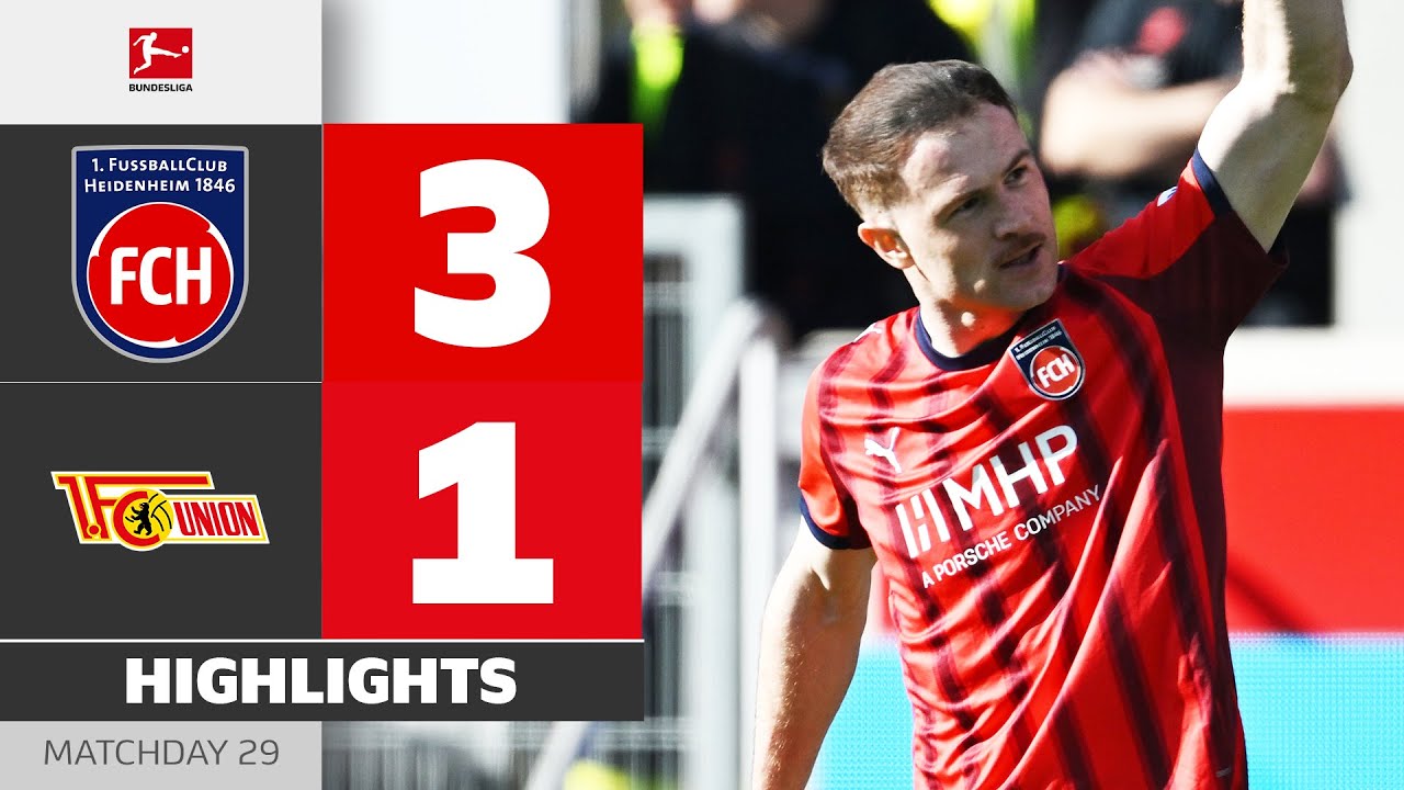 1.  Heidenheim vs 1.  Union Berlin Highlights