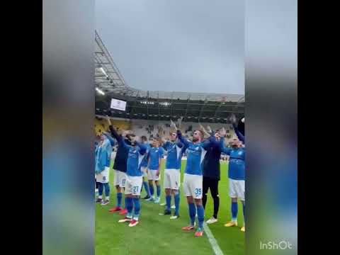 Dresden vs Hansa Rostock! 1:4! Unglaubliche Stimmung von den 500 Hansa Fans nach dem Spiel!