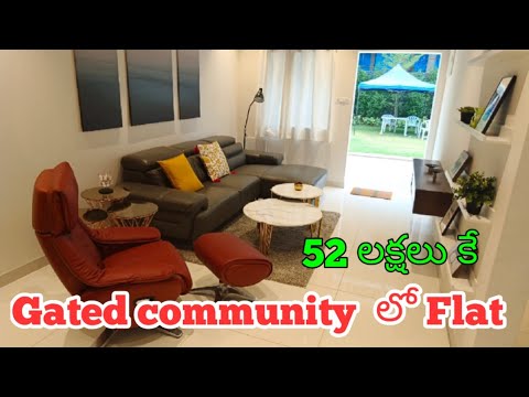 Gated Community flats for sale in Hyderabad Miyapur [ Price 52 Lakhs ]