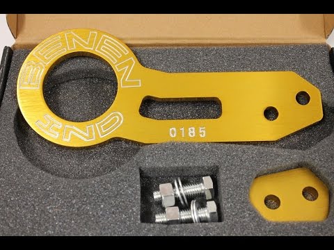 Subaru Impreza Fix -- Install rear Tow Hook in Gold