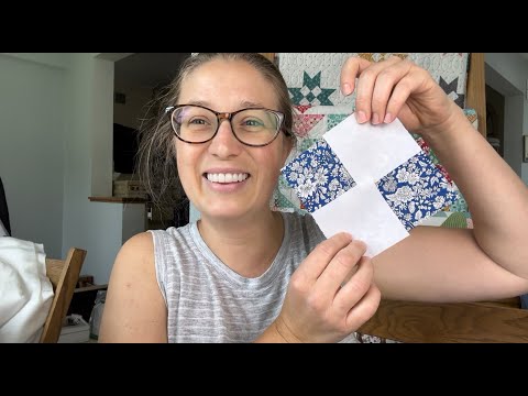 How to Make 4 at a time Flying Geese WITHOUT drawing the lines