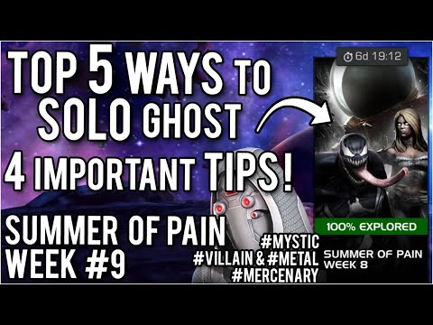 Tips, Tricks and 5 Ways to SOLO Ghost! Summer of Pain - Week #9 - Marvel Contest of Champions