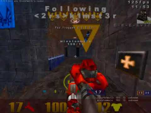 Quake 3 OSP LAN: Team Deathmatch on Aerowalk ("reuploaded")