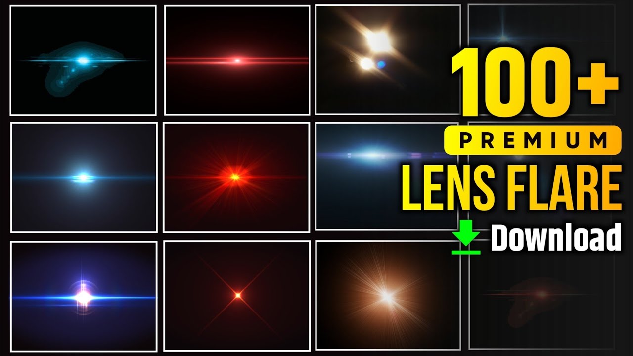Download 100+ Amazing LENS FLARE Images for Editing 🔥